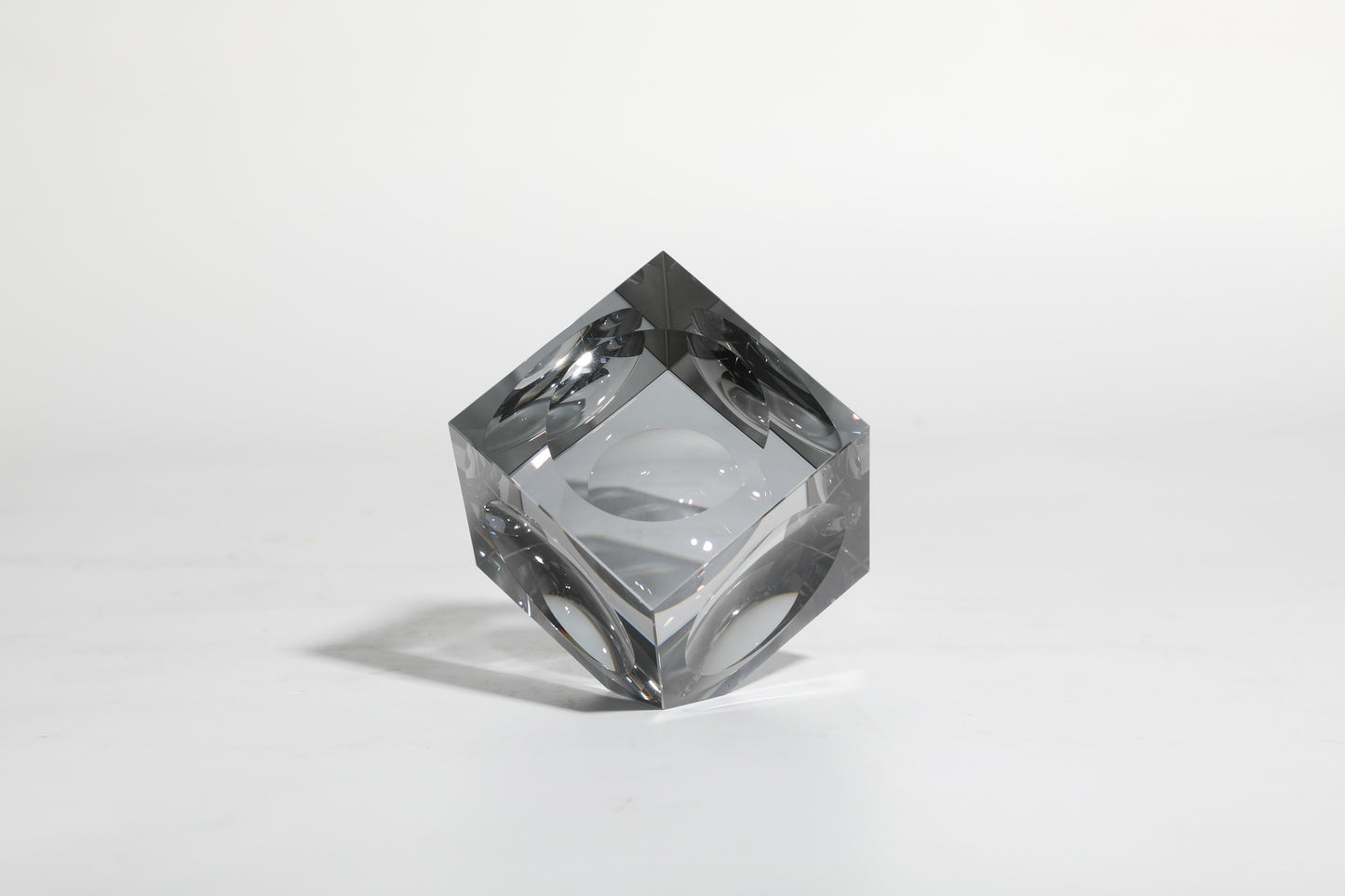 GUN METAL CRYSTAL SCULPTURE