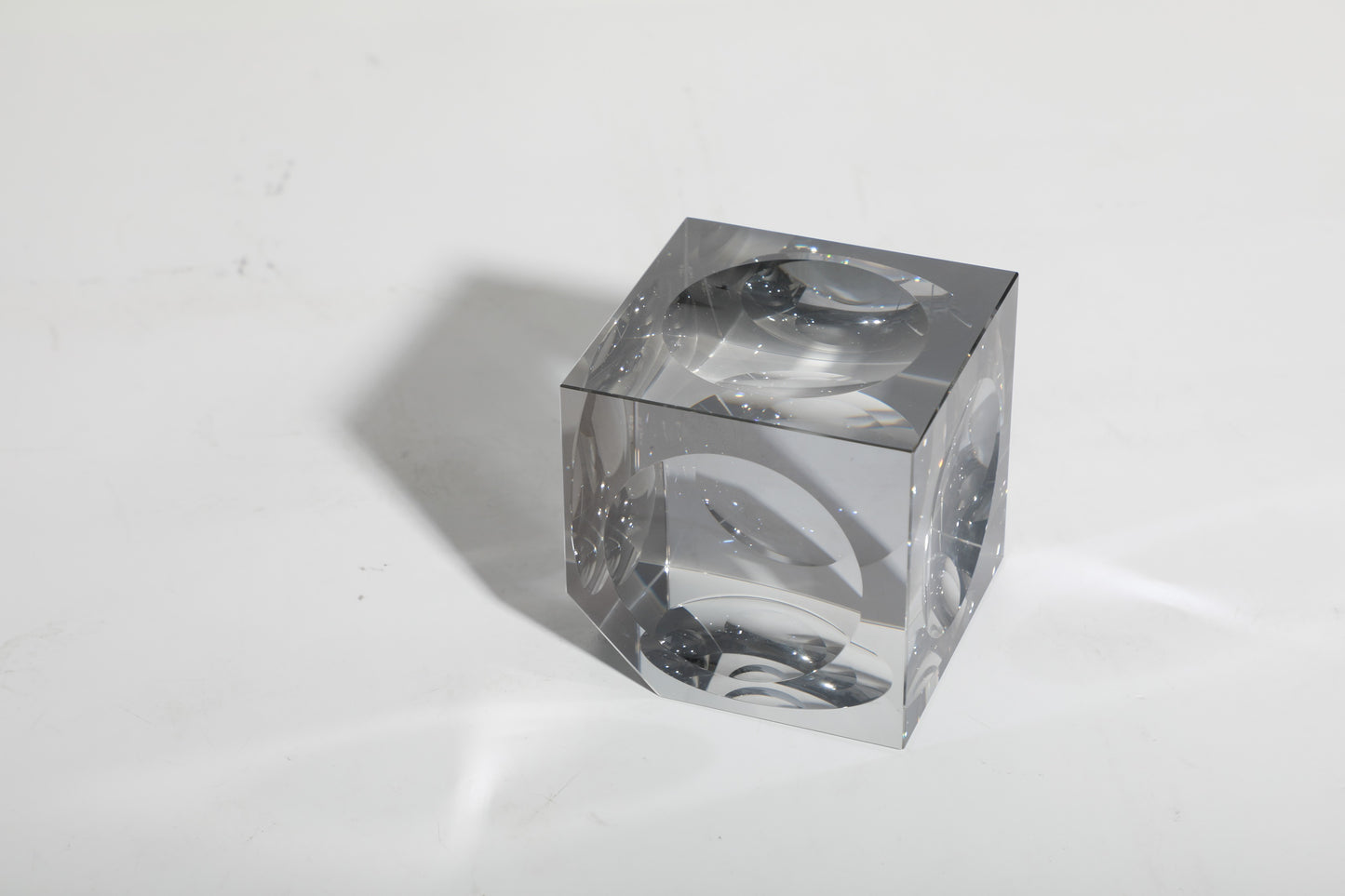 GUN METAL CRYSTAL SCULPTURE