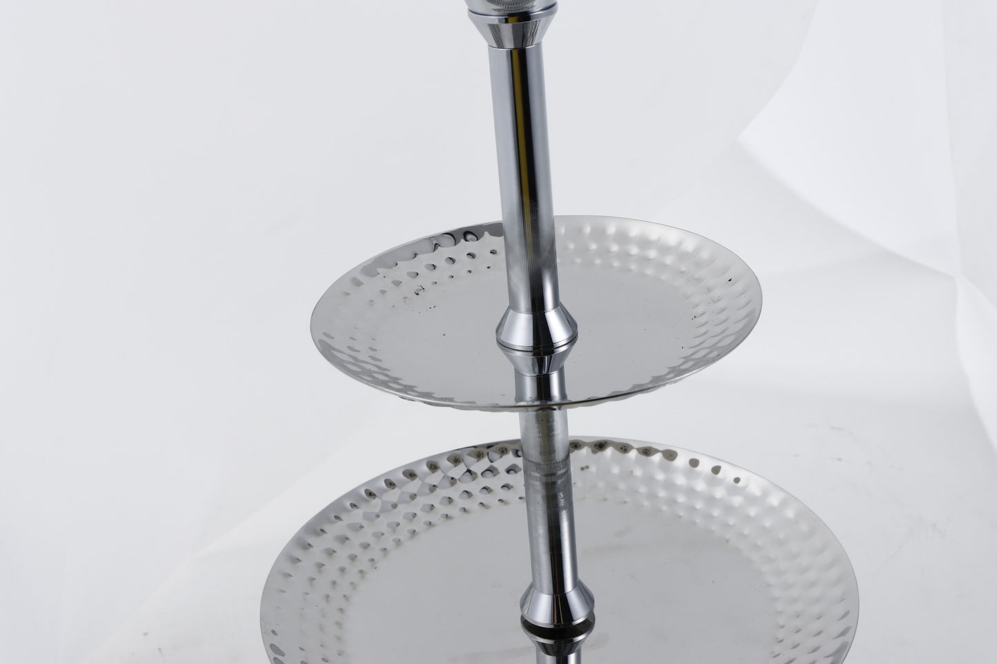 Silver S/S Steel & Aluminum Cake Stand